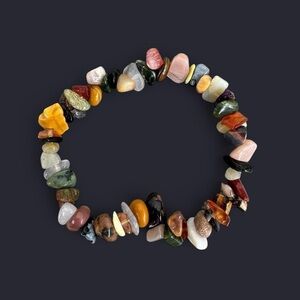 Mixed Crystal Bead Bracelet